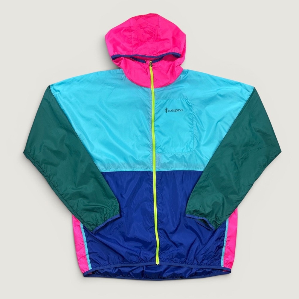 Cotopaxi Teca Technical Windbreaker Mens XXL Multi Colorblock Full Zip Hooded